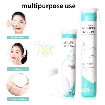 80 Pcs Makeup Remover Organic Cotton Pads